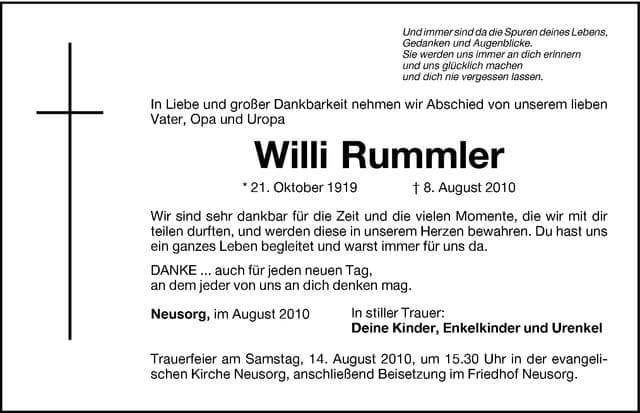 Herr Willi Rummler