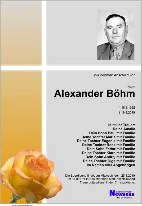 Herr Alexander Böhm