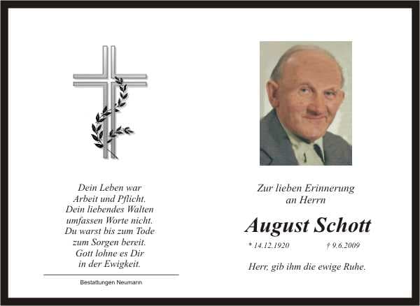 Herr August Schott