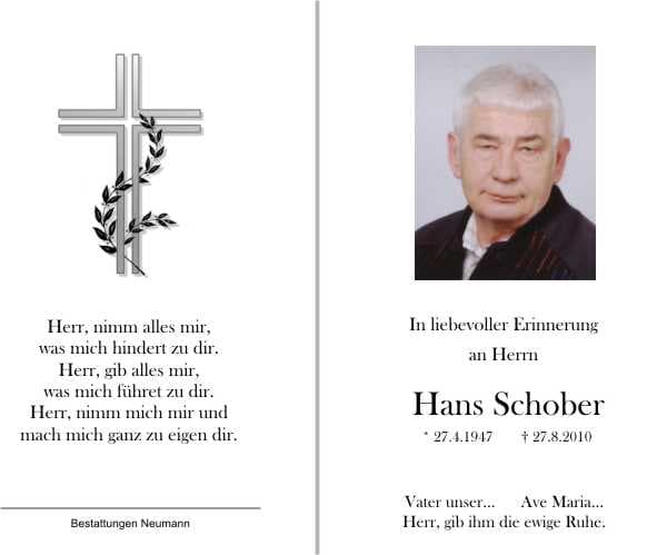 Herr Hans Schober
