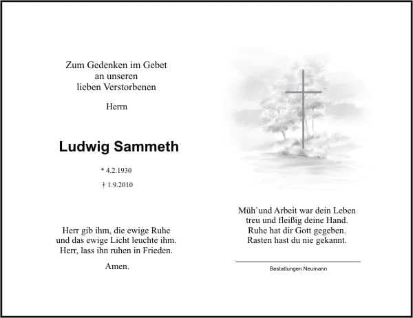 Herr Ludwig Sammeth