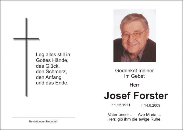 Herr Josef Forster
