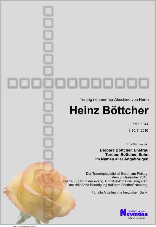 Herr Heinz Böttcher