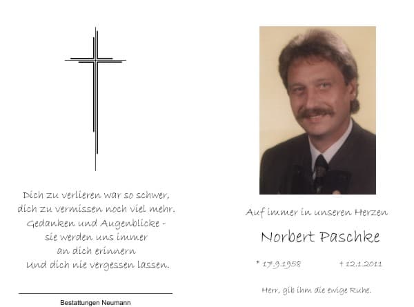 Herr Norbert Paschke