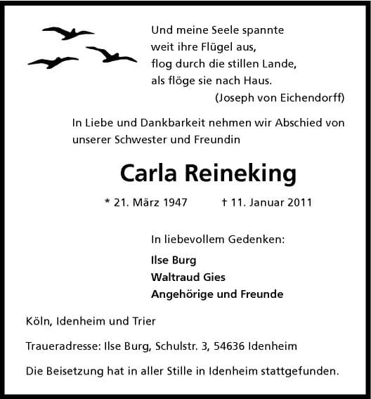 Frau Carla Reineking