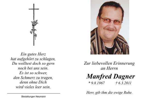 Herr Manfred Dagner