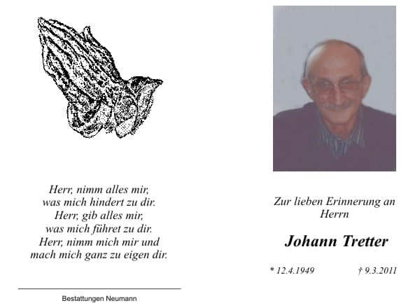 Herr Johann Tretter