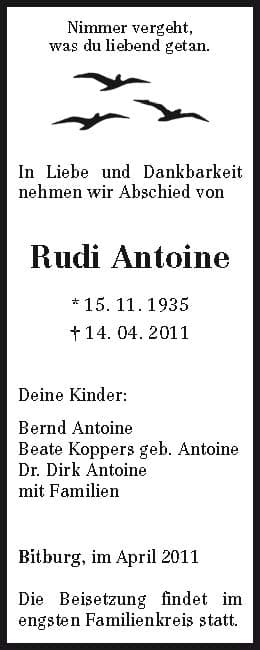 Herr Rudolf Antoine