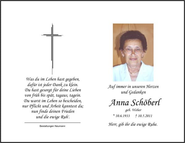 Frau Anna Schöberl