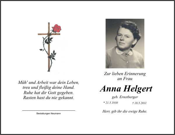 Frau Anna Helgert
