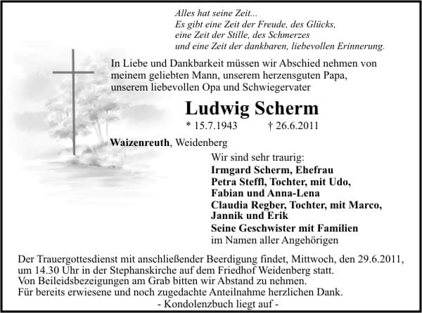 Herr Ludwig Scherm
