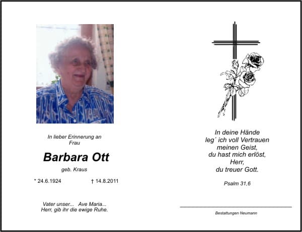 Frau Barbara Ott