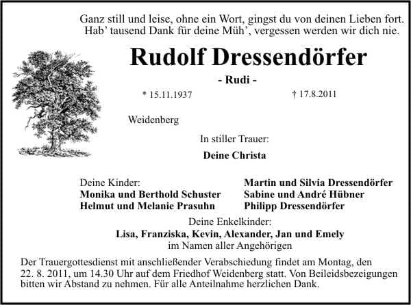 Herr Rudolf Dressendörfer