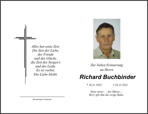 Herr Richard Buchbinder