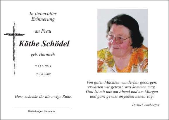 Frau Käthe Schödel