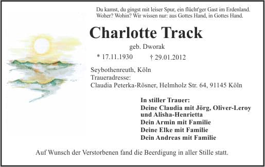 Frau Charlotte Track