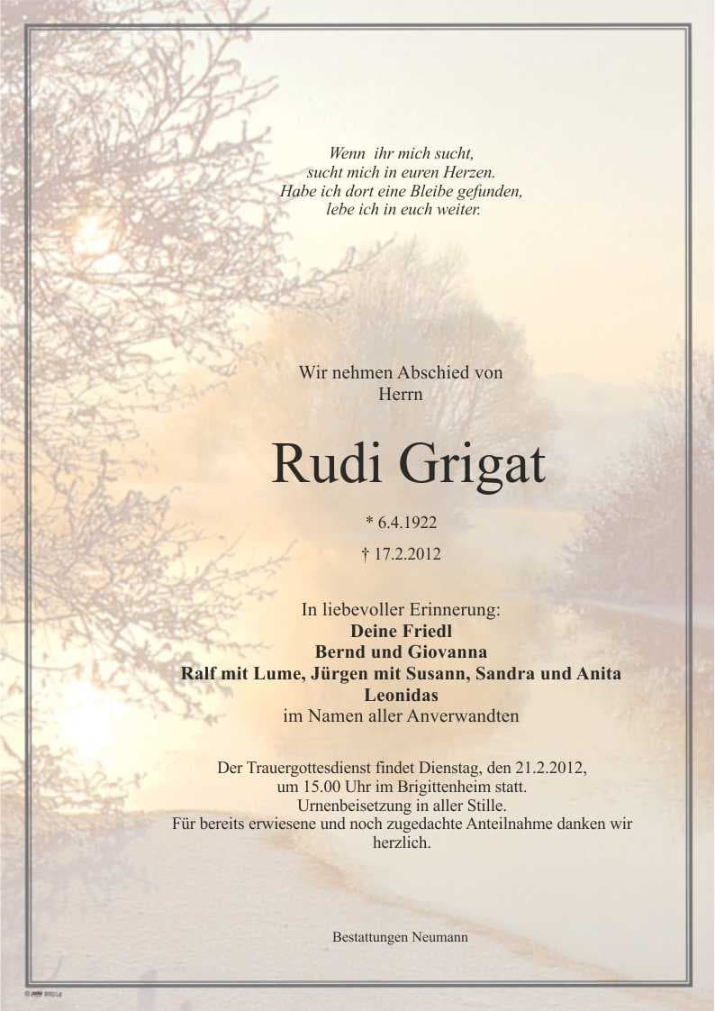 Herr Rudi Grigat