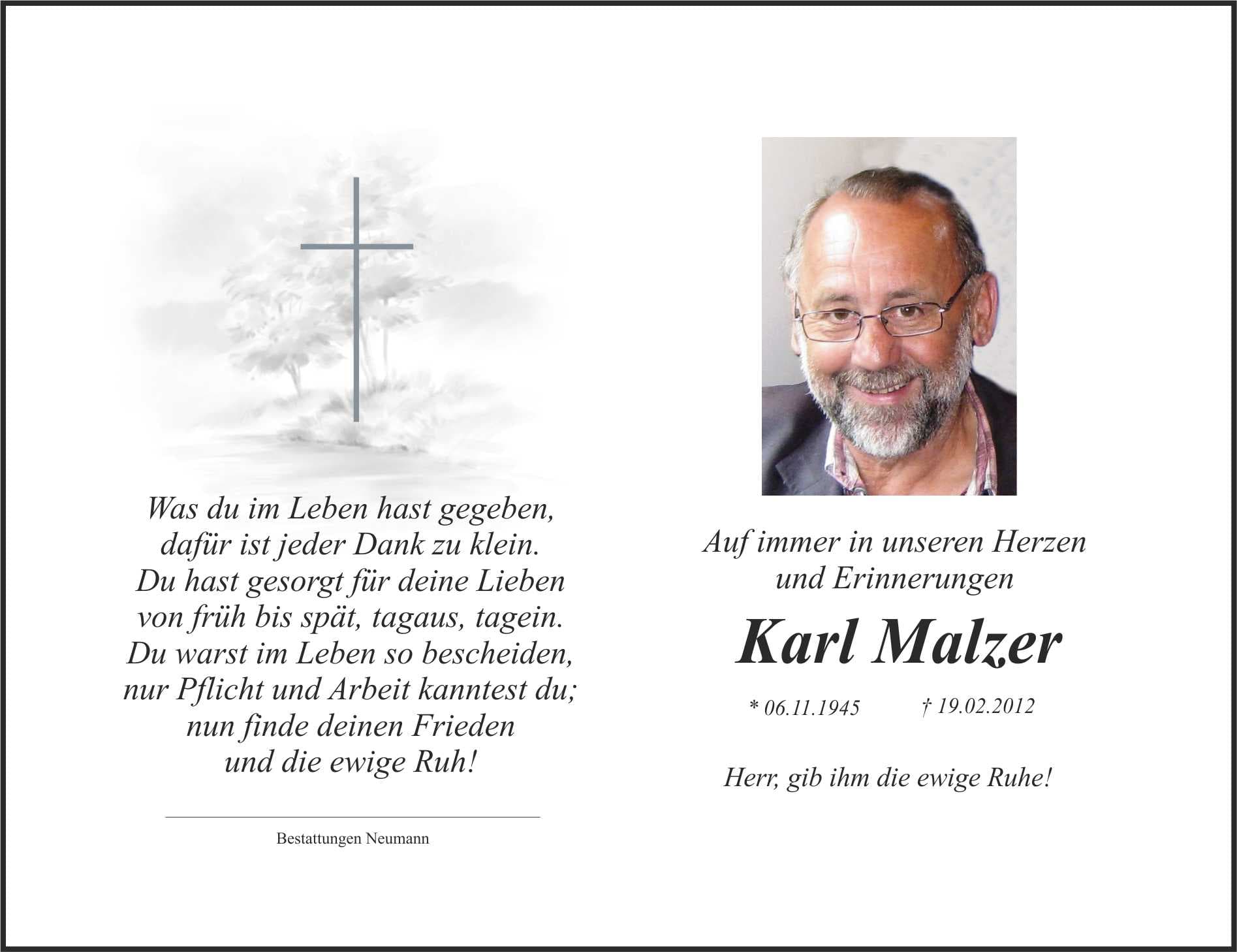 Herr Karl Malzer