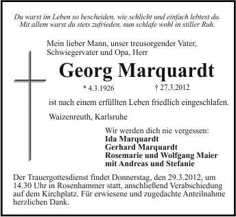 Herr Georg Marquardt