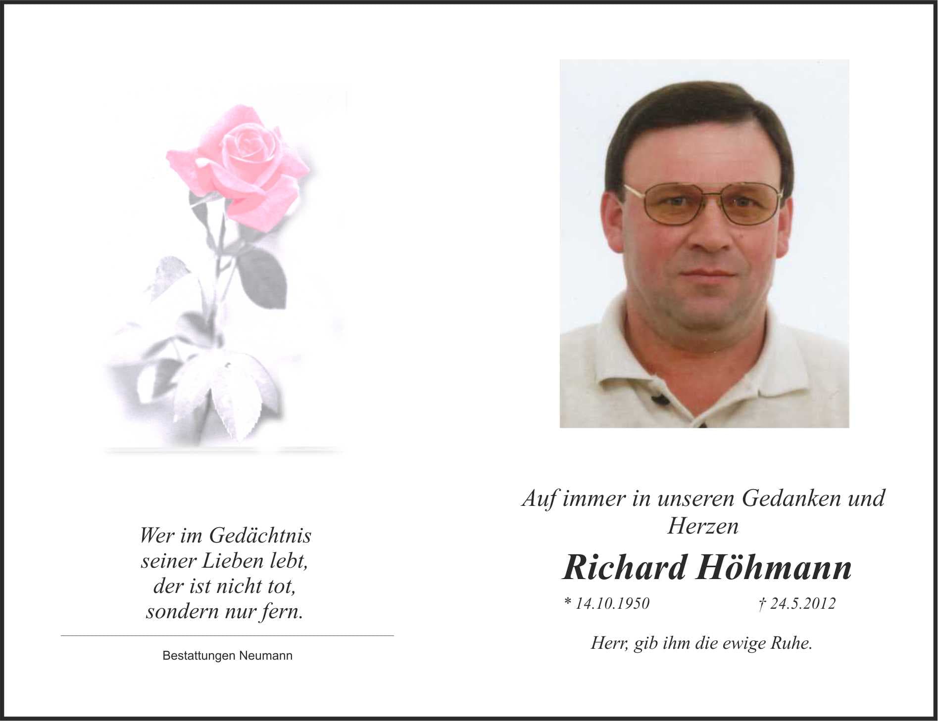 Herr Richard Höhmann