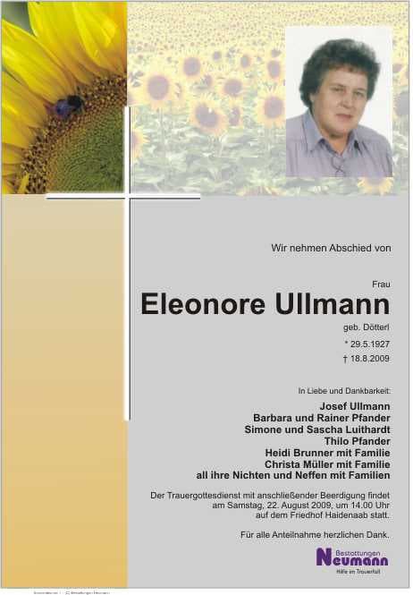 Frau Eleonore Ullmann