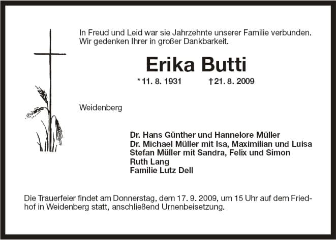 Frau Erika Butti