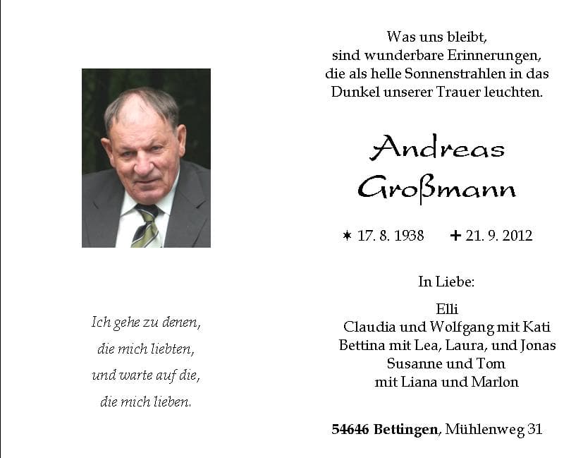 Herr Andreas Großmann