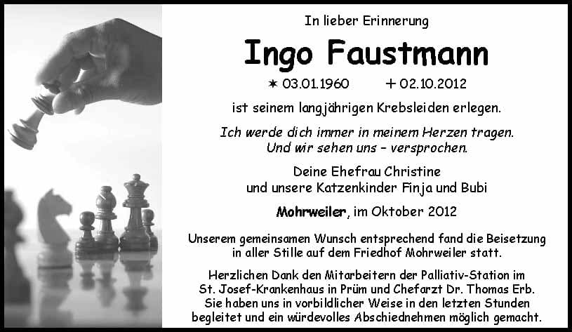 Herr Ingo Faustmann