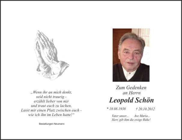 Herr Leopold Schön