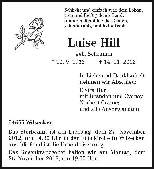 Frau Luise Hill