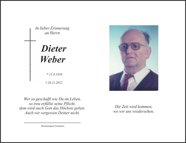 Herr Dieter Weber
