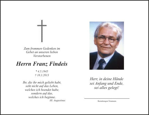 Herr Franz Findeis