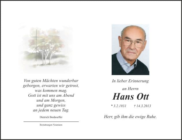 Herr Hans Ott