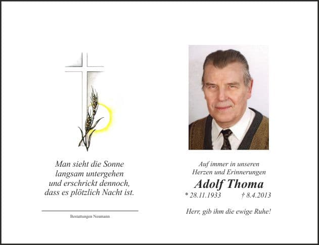 Herr Adolf Thoma