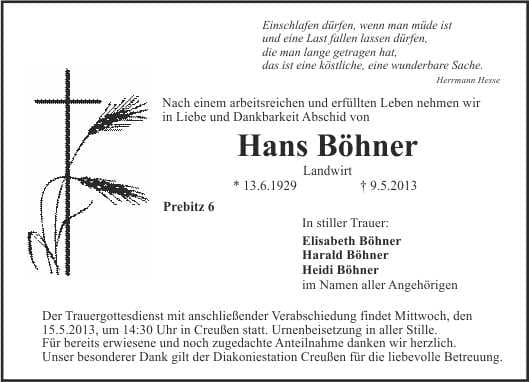 Herr Hans Böhner