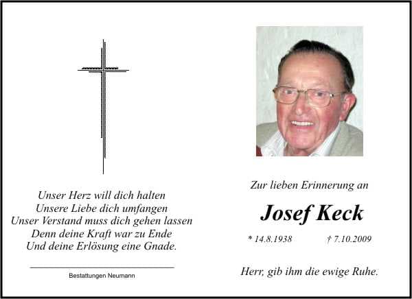 Herr Josef Keck