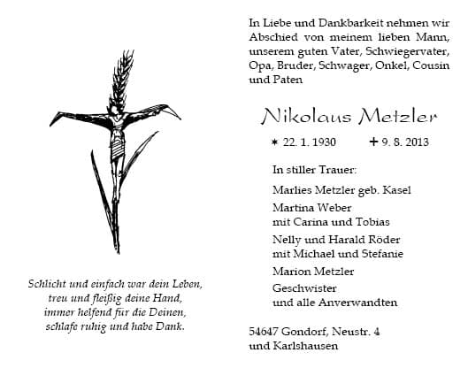 Herr Nikolaus Metzler