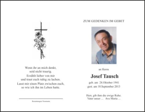 Herr Josef Tausch