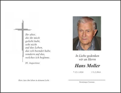 Herr Johann Moller