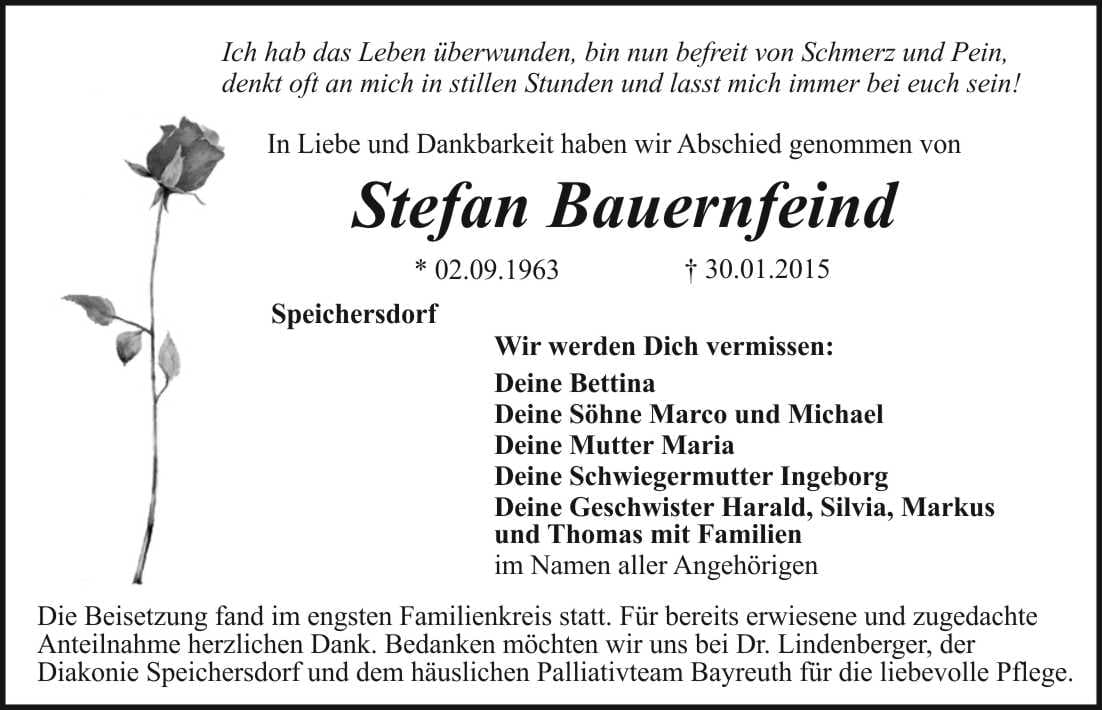 Herr Stefan Bauernfeind
