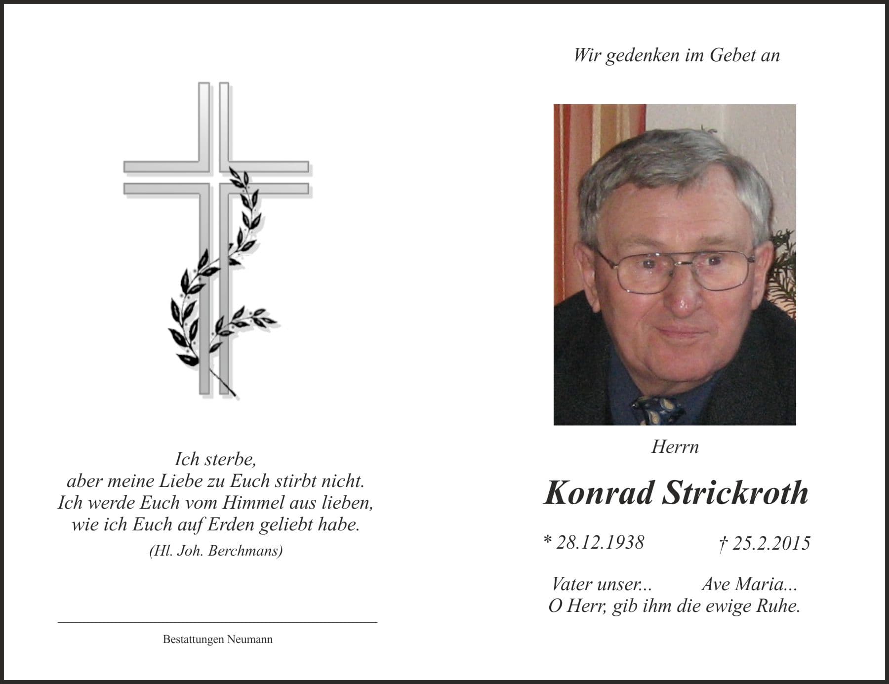 Herr Konrad Strickroth