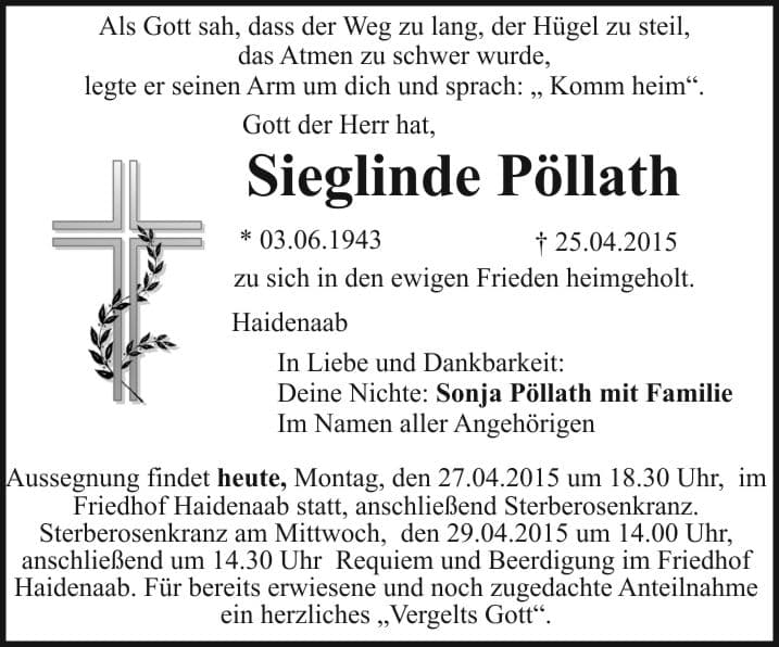 Frau Sieglinde Pöllath