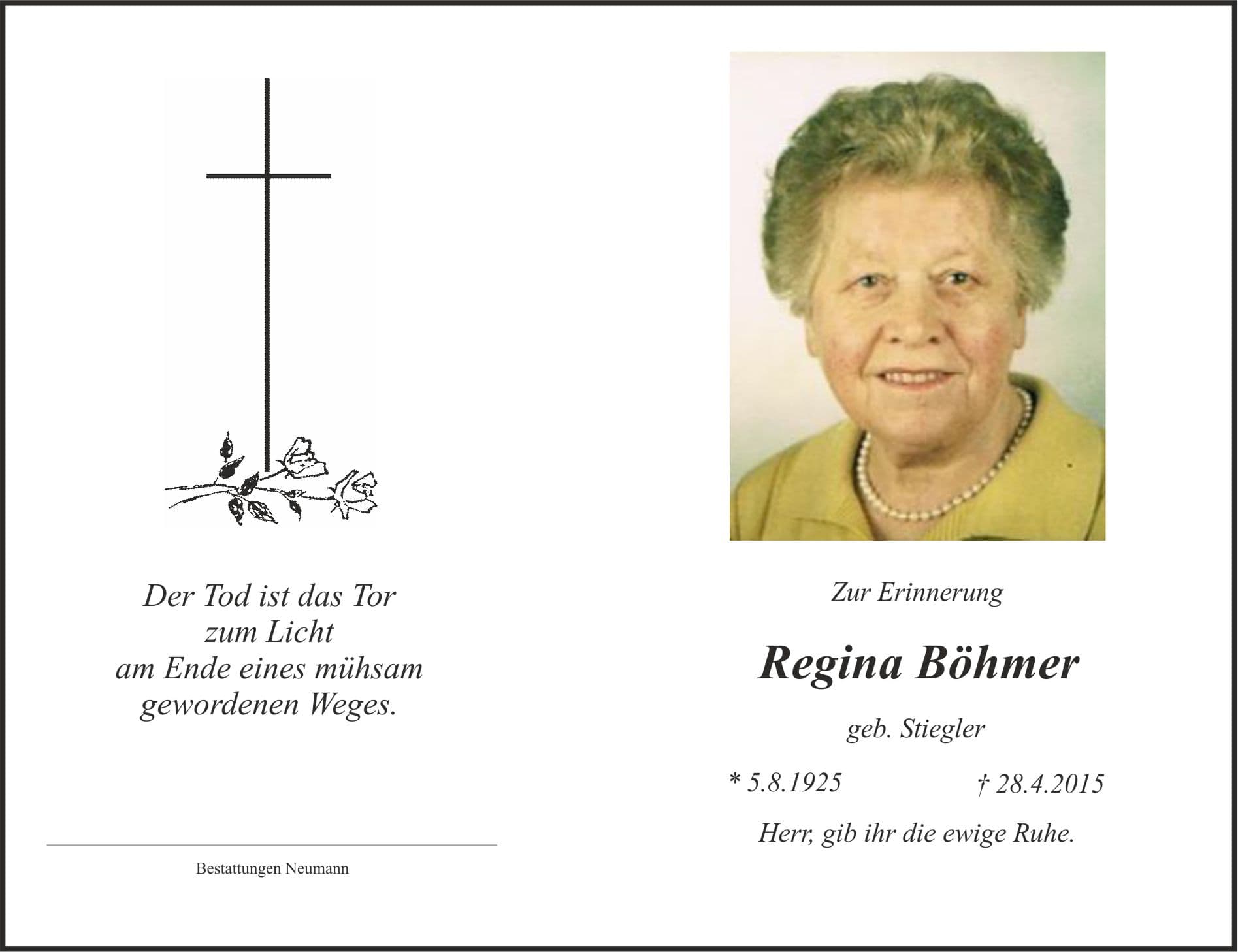 Frau Regina Böhmer