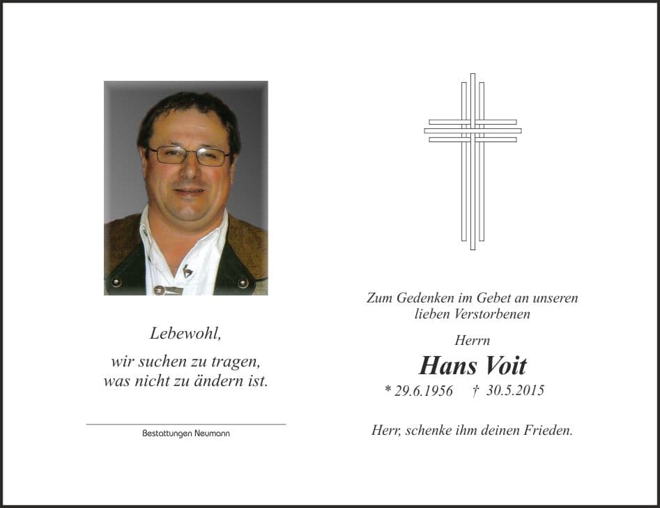 Herr Hans Voit