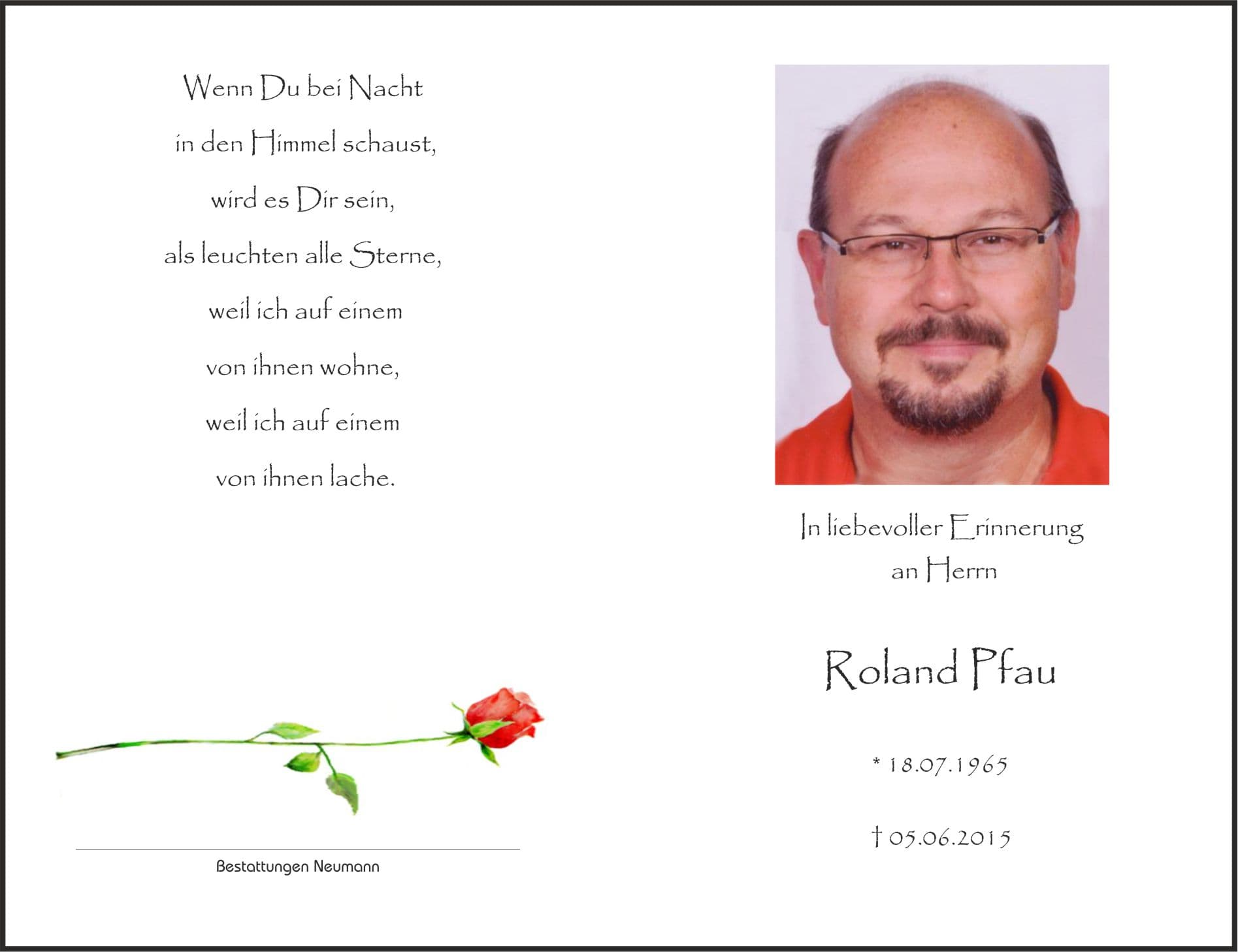 Herr Roland Pfau