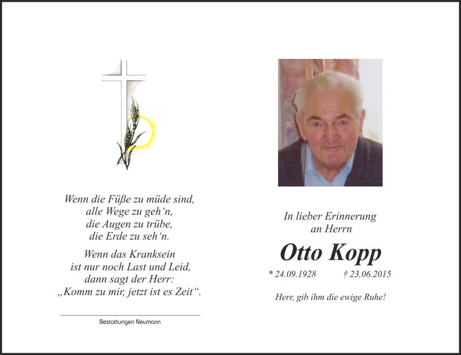Herr Otto Kopp