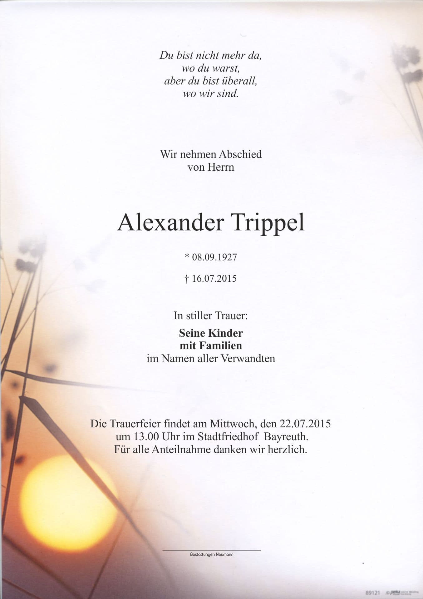 Herr Alexander Trippel