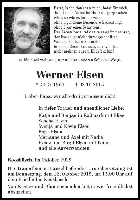 Herr Werner Elsen