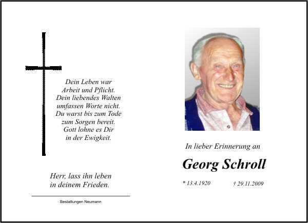 Herr Georg Schroll