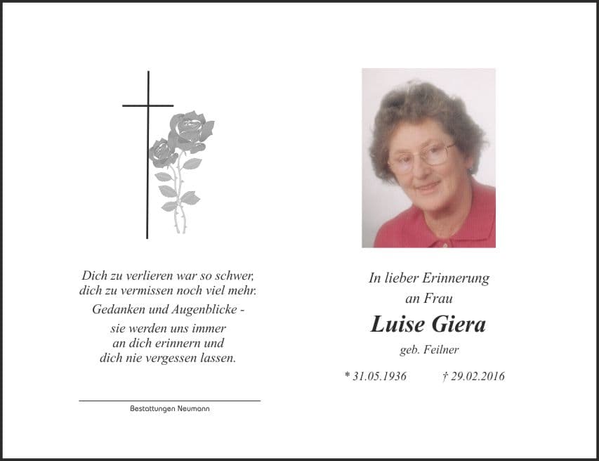Frau Luise Giera
